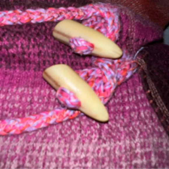 prAna Women’s Wool Blend Pink Purple Ombré Sweater Sz XS - Picture 4 of 8